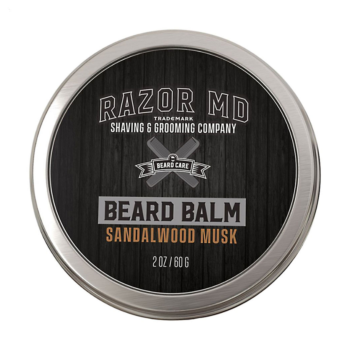 Уцінка! Чоловічий бальзам для бороди Razor MD Beard Balm Сандалове дерево та мускус, 60 г